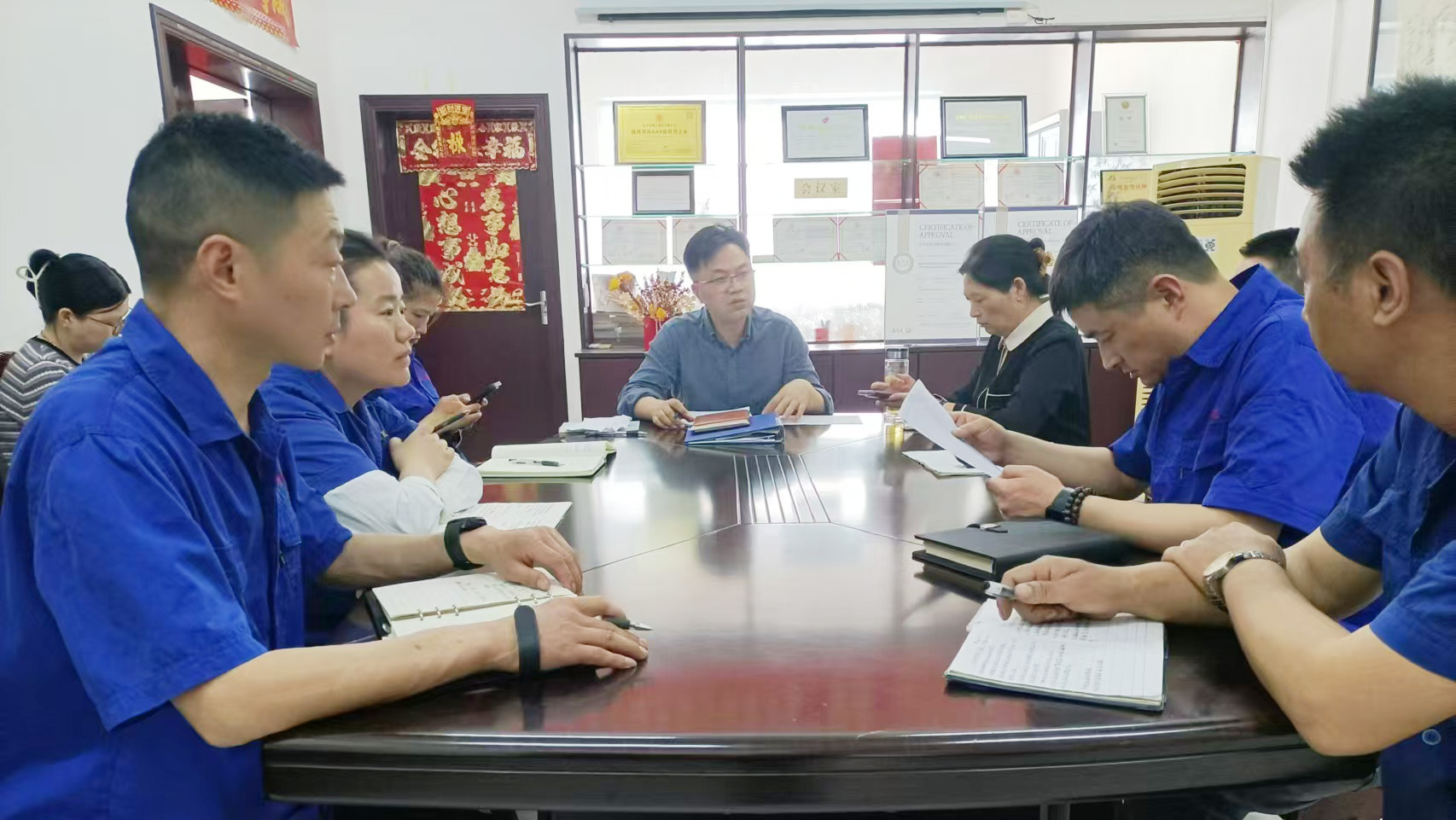 Dafeng Mingyue Bearing Bush Co. Ltd. ha tenuto il suo quinto incontro mensile per il 2025